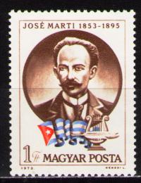 Poštová známka Maïarsko 1973 José Marti Mi# 2917