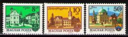 Poštové známky Maïarsko 1974 Mestá Mi# 3001-03 Kat 10€