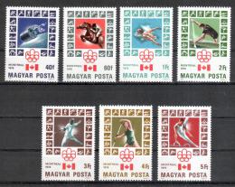 Poštové známky Maïarsko 1976 LOH Montreal Mi# 3125-31