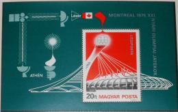 Poštová známka Maïarsko 1976 LOH Montreal Mi# Block 119