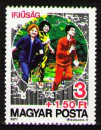 Poštová známka Maïarsko 1977 Športování mládeže Mi# 3200