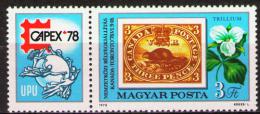 Poštová známka Maïarsko 1978 Výstava CAPEX Mi# 3293