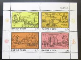 Poštové známky Maïarsko 1978 Moøeplavci Mi# Block 131