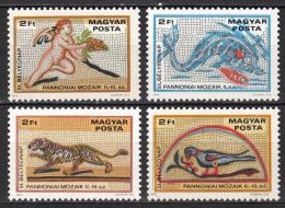 Poštové známky Maïarsko 1978 Mozaiky Mi# 3310-13