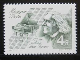 Poštová známka Maïarsko 1986 Franz Liszt, skladatel Mi# 3842