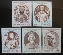 Poštové známky Maïarsko 1986 Krá¾ové Mi# 3866-70