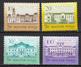 Poštové známky Maïarsko 1987 Zámky Mi# 3901-04 Kat 11€