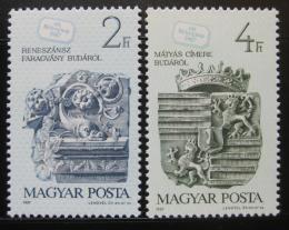 Poštové známky Maïarsko 1987 Den známek Mi# 3918-19