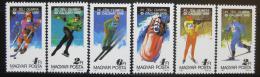 Poštové známky Maïarsko 1987 ZOH Calgary Mi# 3929-34