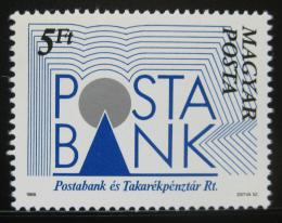 Poštová známka Maïarsko 1989 Spoøitelna Mi# 4007