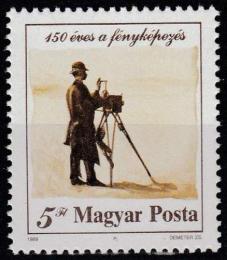 Poštová známka Maïarsko 1989 Fotografie,150. výroèie Mi# 4027