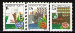 Poštové známky Maïarsko 1983 Rekreaèní resorty Mi# 3647-49