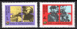 Poštové známky Maïarsko 1982 ¼udové milice, 25. výroèie Mi# 3532-33