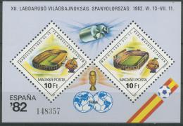 Poštové známky Maïarsko 1982 MS ve futbale Mi# Block 155