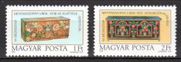 Poštové známky Maïarsko 1981 Svatební truhly Mi# 3505-06