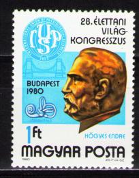 Poštová známka Maïarsko 1980 Endre Högyes, lékaø Mi# 3442