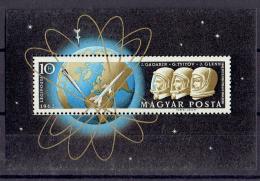 Poštová známka Maïarsko 1962 První let do vesmíru Mi# Block 33