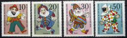 Poštové známky Západný Berlín 1970 Loutky Mi# 373-76