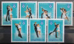 Poštové známky Maïarsko 1983 ZOH Sarajevo, krasobruslení Mi# 3652-58