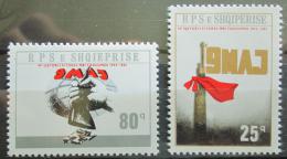 Poštovní známky Albánie 1985 Vítìzství RARITA Mi# 2264-65 Kat 220€