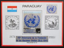 Poštová známka Paraguaj 1981 Výroèí OSN VELKÁ RARITA - JEN 3800 EMISÍ