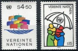 Poštové známky OSN Viedeò 1985 Symboly Mi# 49-50
