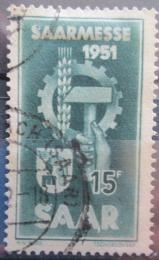 Poštová známka Sársko 1951 Sárský ve¾trh Mi# 306 Kat 9€