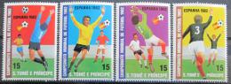 Poštové známky Svätý Tomáš 1982 MS ve futbale Mi# 754-57