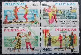 Poštové známky Filipíny 1969 Týden filatelie Mi# 907-10