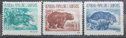Poštovní známky Albánie 1961 Místní fauna Mi# 627-29 Kat 30€