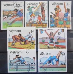 Poštové známky Vietnam 1984 LOH Los Angeles Mi# A-G 1451 B