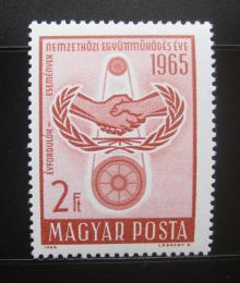 Poštová známka Maïarsko 1965 Výroèí OSN Mi# 2136
