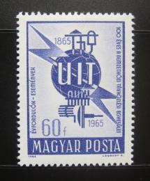 Poštová známka Maïarsko 1965 ITU kongres Mi# 2124