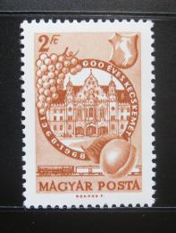 Poštová známka Maïarsko 1968 Kecskemét, 600. výroèie Mi# 2397