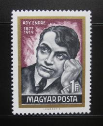 Poštová známka Maïarsko 1969 Endre Ady, básník Mi# 2474
