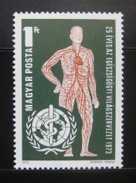 Poštová známka Maïarsko 1973 Výroèí WHO Mi# 2863