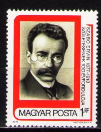 Poštovní známka Maïarsko 1977 Ervin Szabó Mi# 3240
