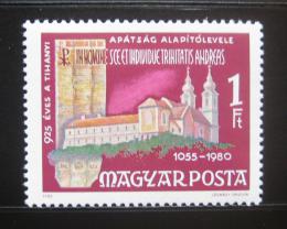 Poštová známka Maïarsko 1980 Kláštor Tihany Mi# 3419
