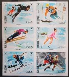 Poštové známky Rás al-Chajma 1970 ZOH Sapporo neperf. Mi# 377-82 B Kat 14€