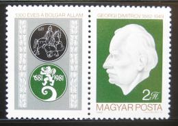 Poštová známka Maïarsko 1982 Juraj Dimitrov Mi# 3556