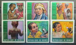 Poštové známky Guinea 1970 Boj proti neštovicím neperf. Mi# 553-58 B