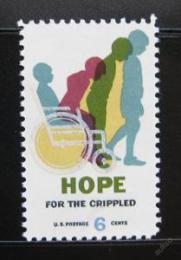 Poštová známka USA 1969 Nadìje pro zmrzaèené Mi# 996