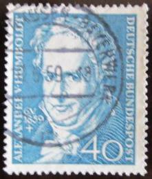 Poštová známka Nemecko 1959 Alexander von Humboldt Mi# 309