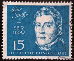 Poštová známka Nemecko 1959 Louis Spohr, skladatel Mi# 316 Kat 7.50€