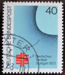 Poštová známka Nemecko 1973 Plakát festivalu Mi# 763