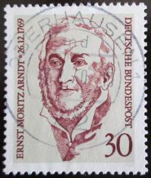 Poštová známka Nemecko 1969 Ernst Moritz Arndt, básník Mi# 611