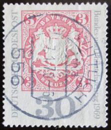 Poštová známka Nemecko 1969 Známka Bavorska Mi# 601