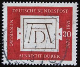 Poštová známka Nemecko 1971 Dürerùv podpis Mi# 677