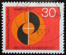 Poštová známka Nemecko 1971 Ekumenický kongres Mi# 679