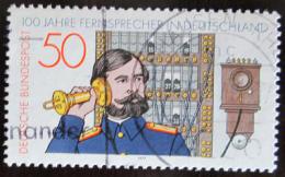 Poštová známka Nemecko 1977 Sto let telefonù Mi# 947